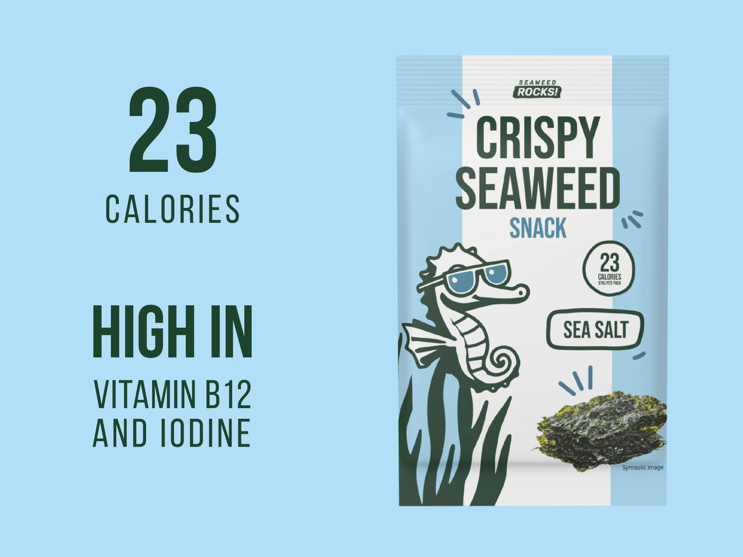 Sea Salt Seaweed Snack - (5 x 4.5g)