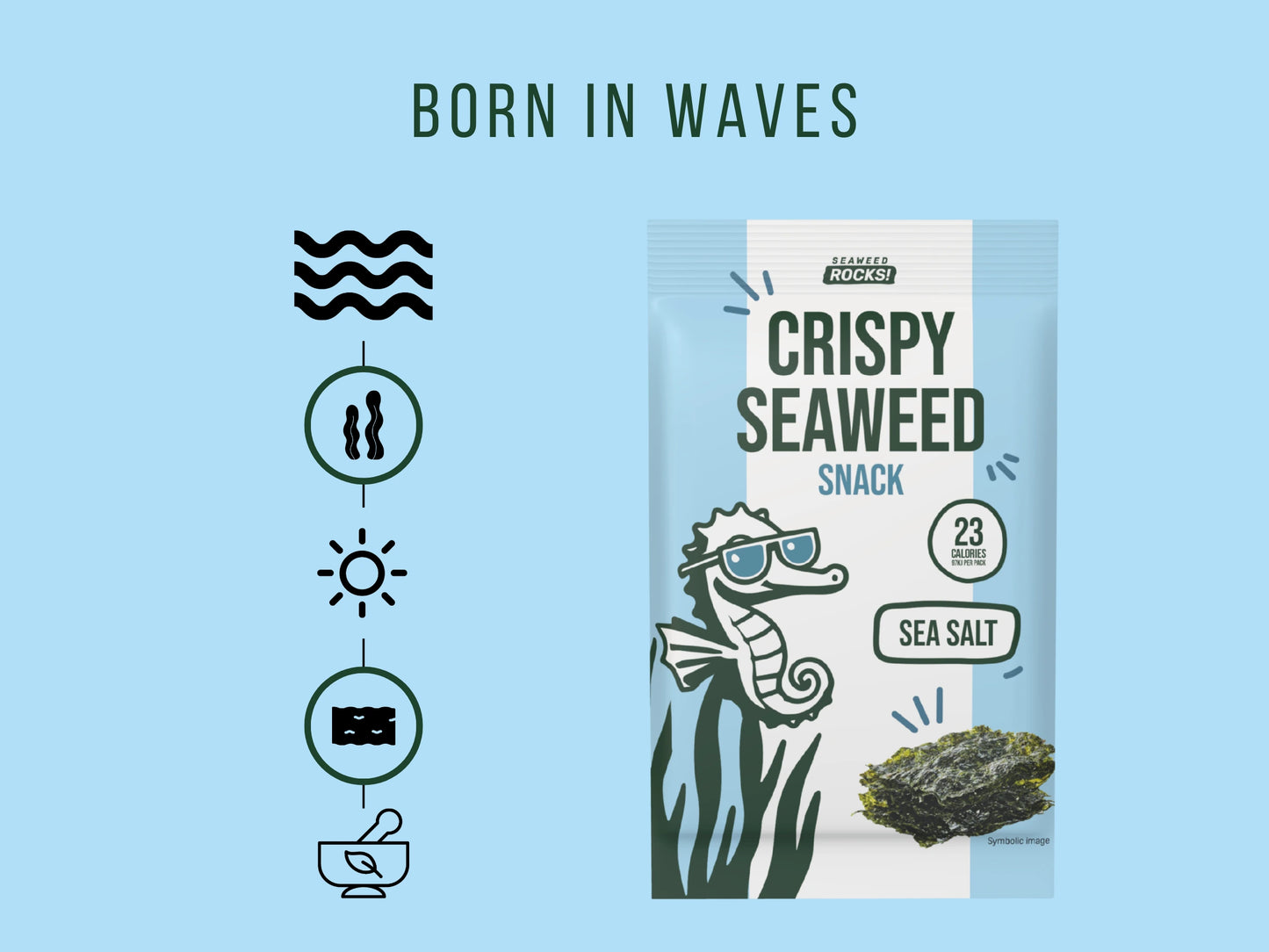 Sea Salt Seaweed Snack - (5 x 4.5g)