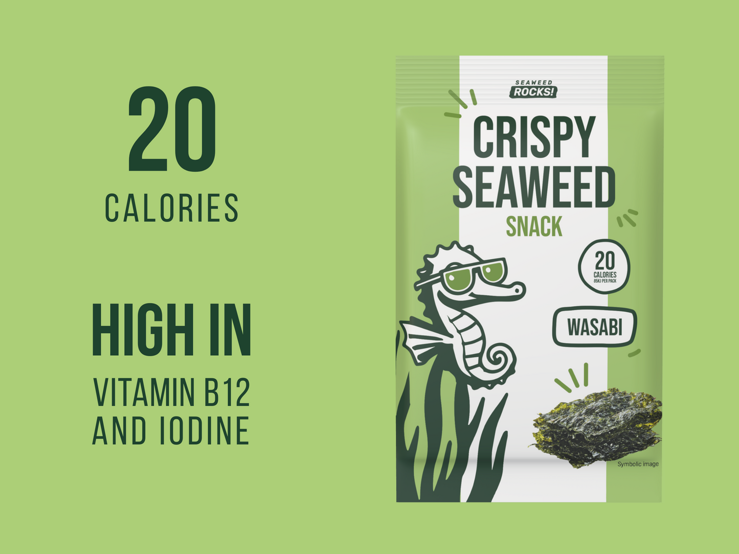 Wasabi Seaweed Snack - (5 x 4.5g)