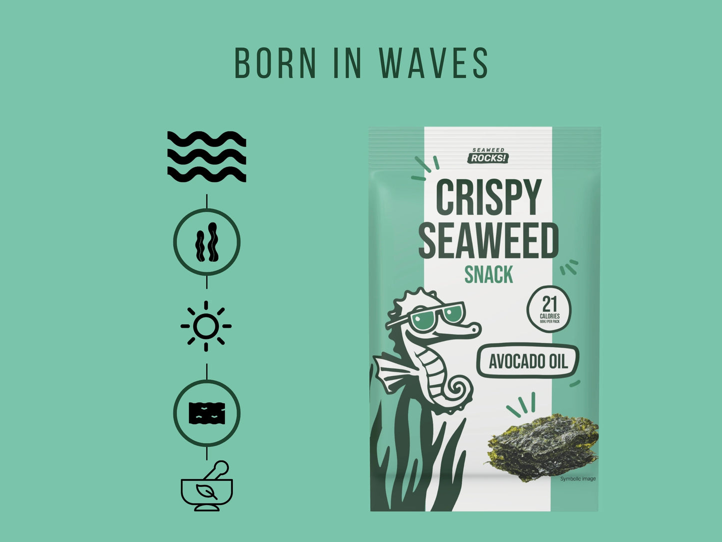 Avocado Oil Seaweed Snack - (5 x 4.5g)