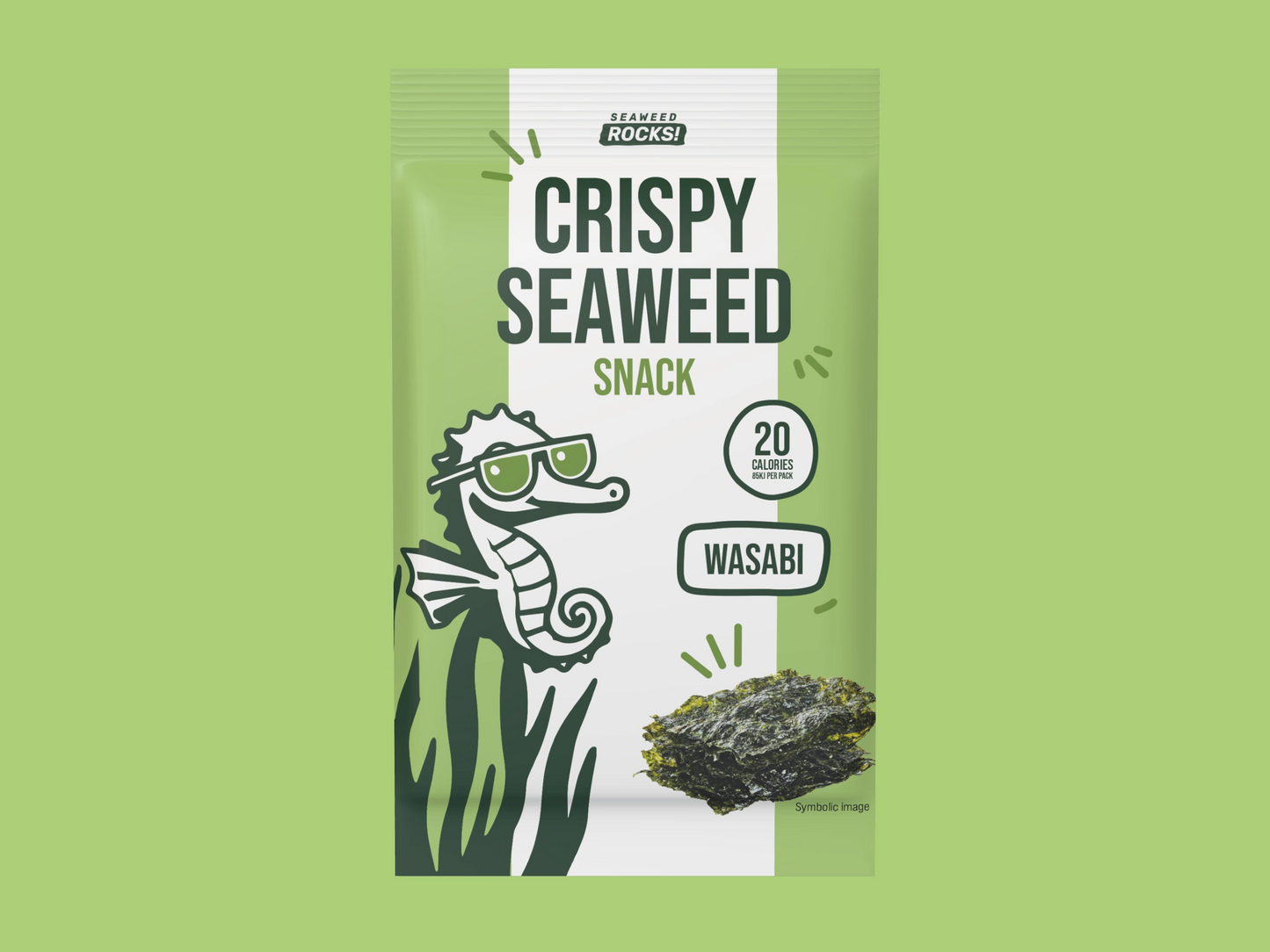 Wasabi Seaweed Snack - (5 x 4.5g)