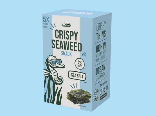 Sea Salt Seaweed Snack - (5 x 4.5g)