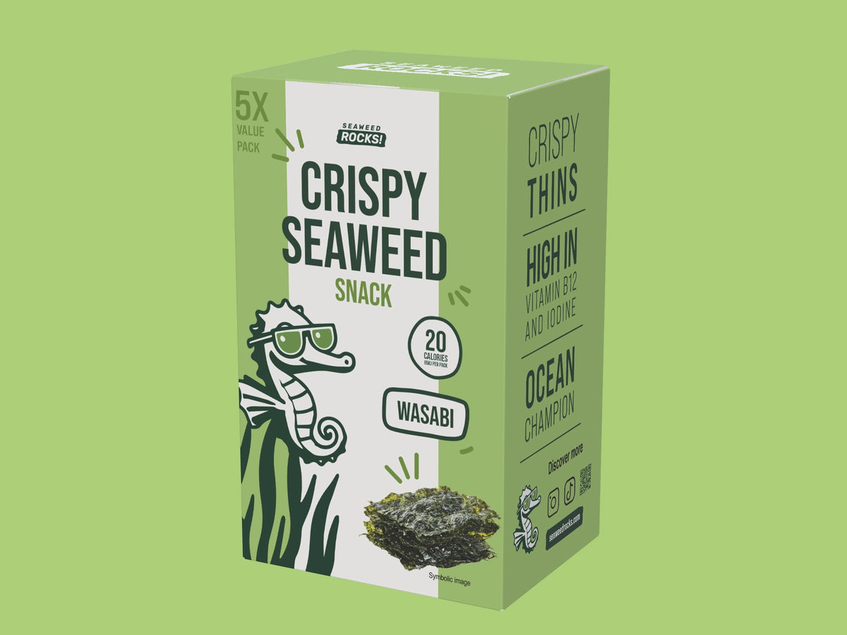 Wasabi Seaweed Snack - (5 x 4.5g)