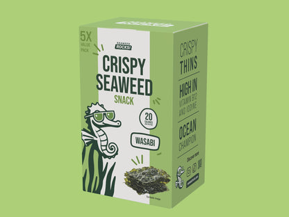 Wasabi Seaweed Snack - (5 x 4.5g)